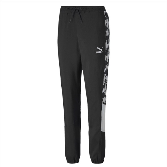 Puma TFS OG AOP Pants 90’s Sweatpants Size L Black - Picture 12 of 12